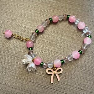 Flowery Beaded Bracelet NWT